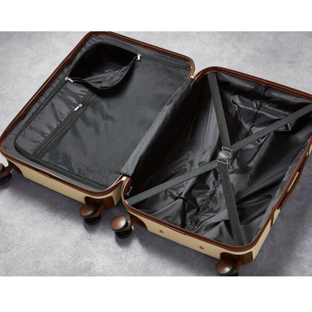 Rock Chelsea 73cm Large Hardsided Luggage - Cream