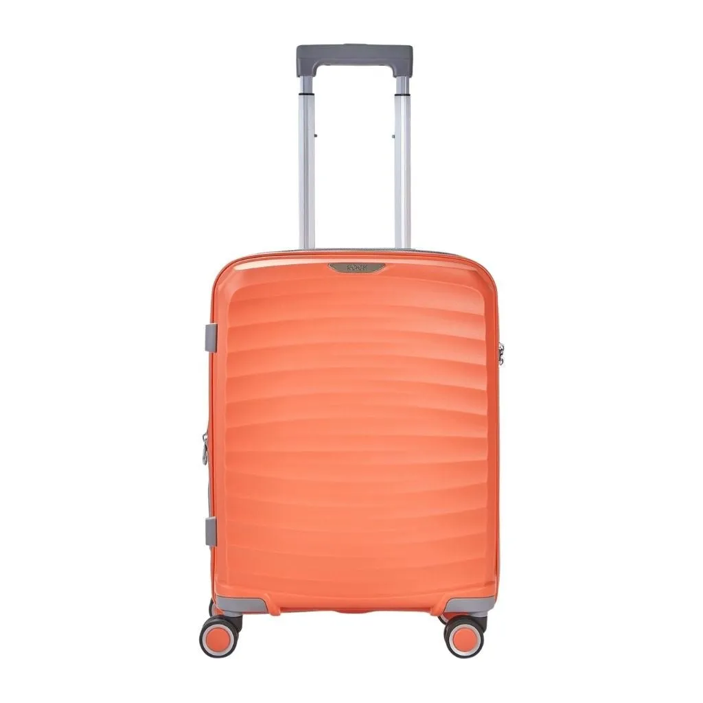 Rock Sunwave 3 Piece Set Expander Hardsided Luggage - Peach