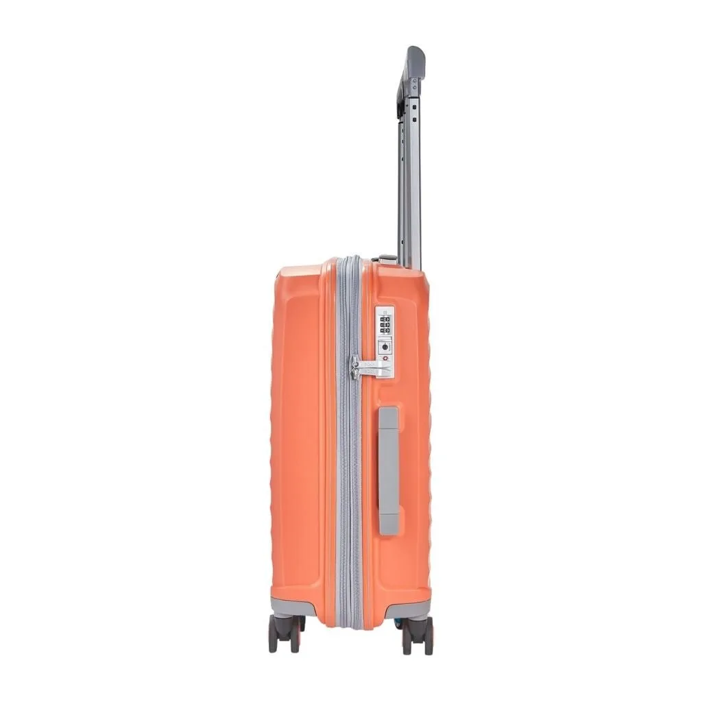 Rock Sunwave 3 Piece Set Expander Hardsided Luggage - Peach