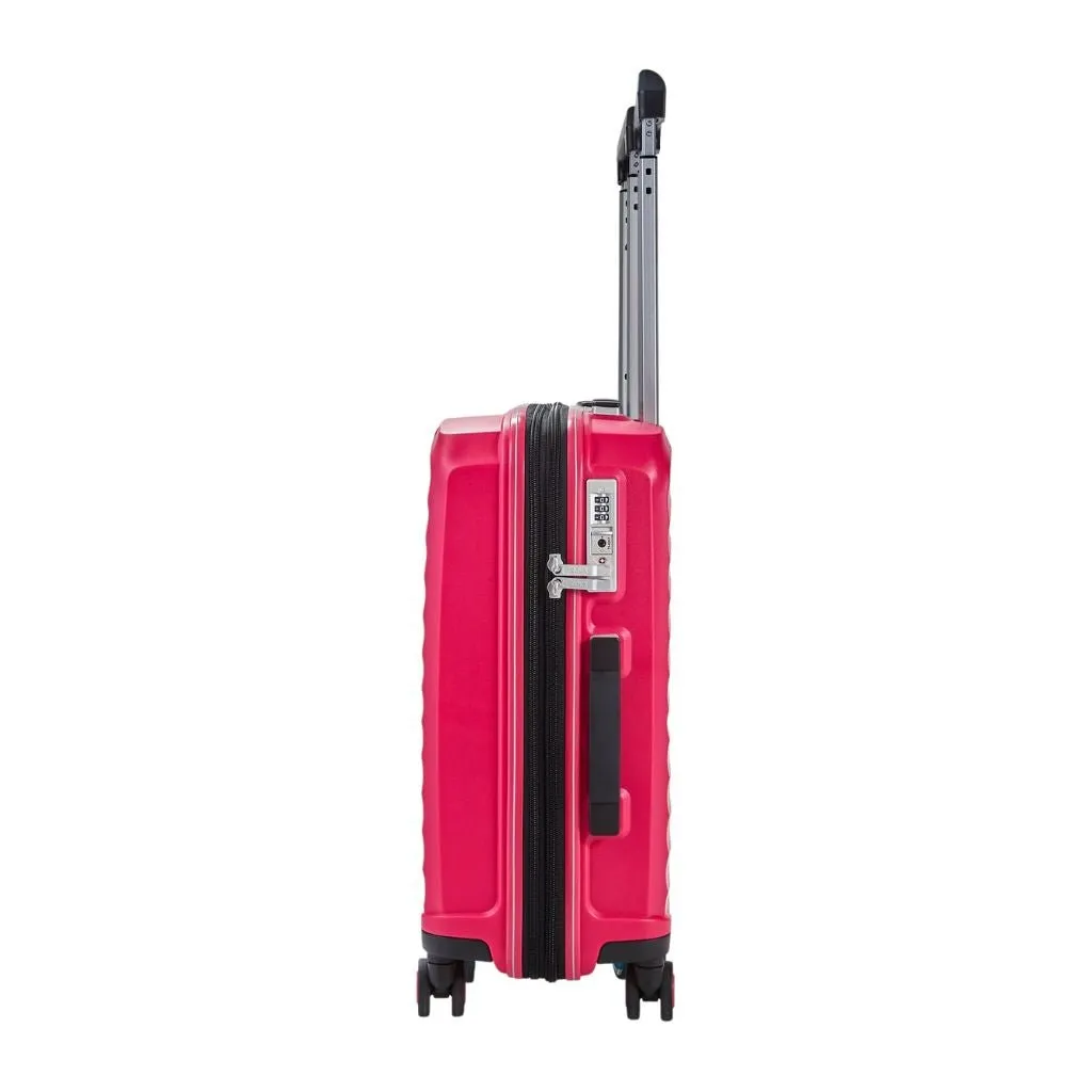 Rock Sunwave 3 Piece Set Expander Hardsided Luggage - Pink