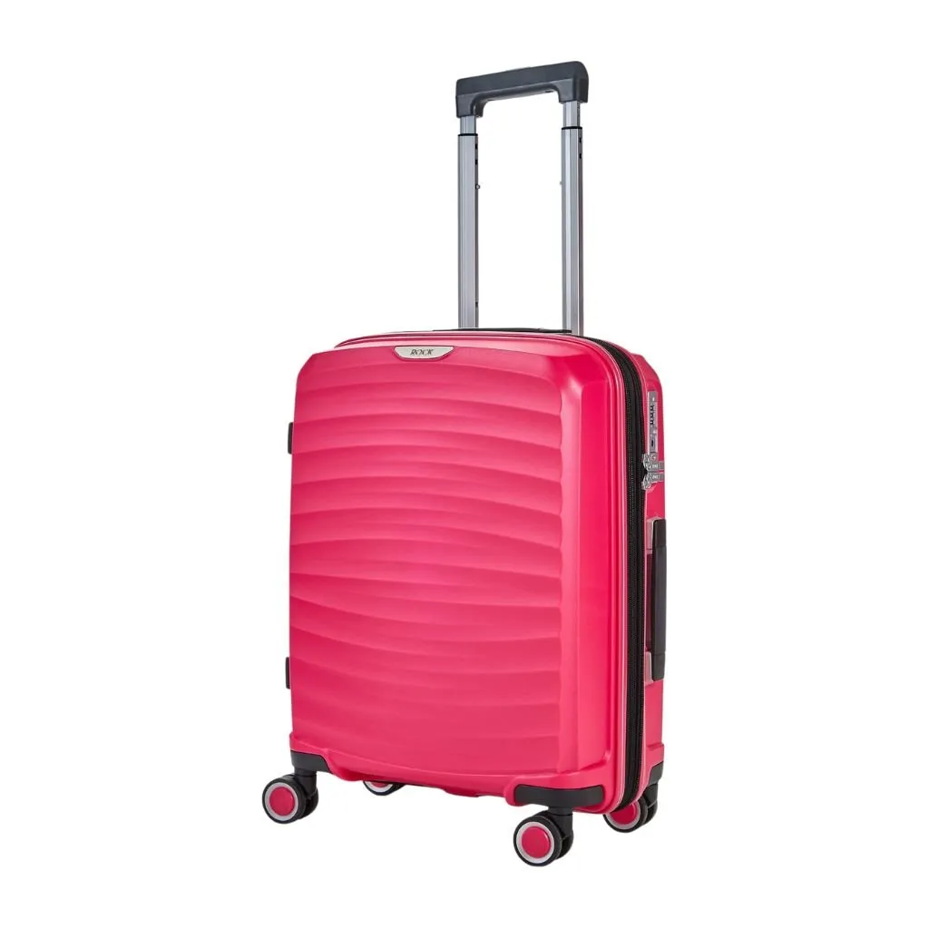 Rock Sunwave 3 Piece Set Expander Hardsided Luggage - Pink