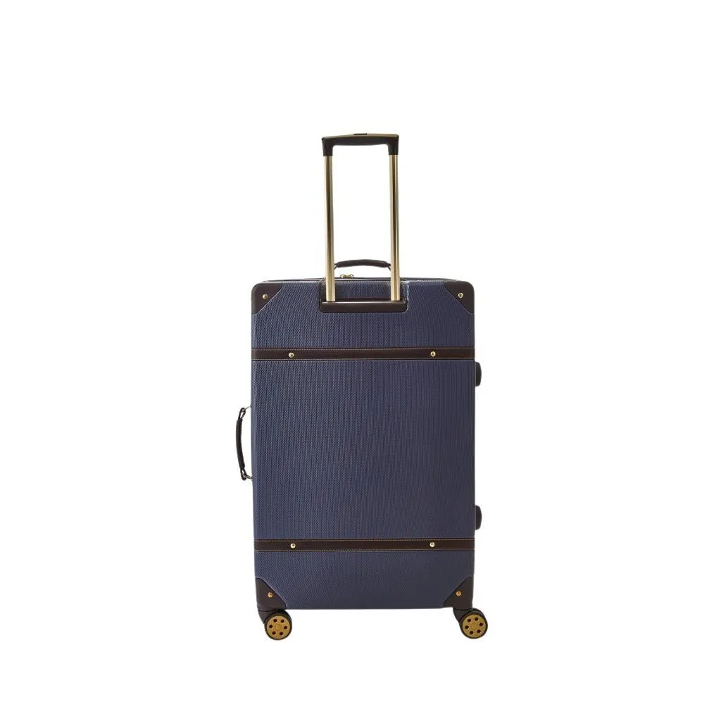 Rock Vintage 3 Piece Hardsided Luggage Set - Navy