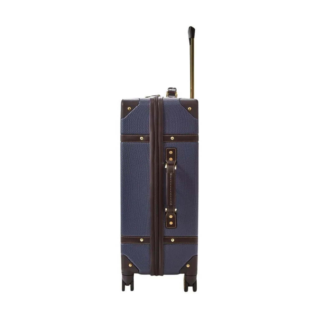 Rock Vintage 3 Piece Hardsided Luggage Set - Navy