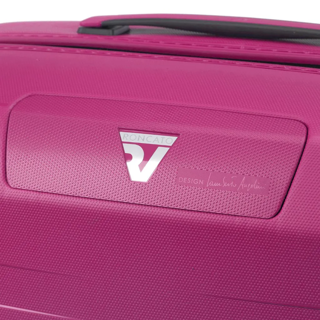 Roncato Box Sport 2.0 Carry On 55cm Lightweight 2.2Kg Suitcase - Magenta