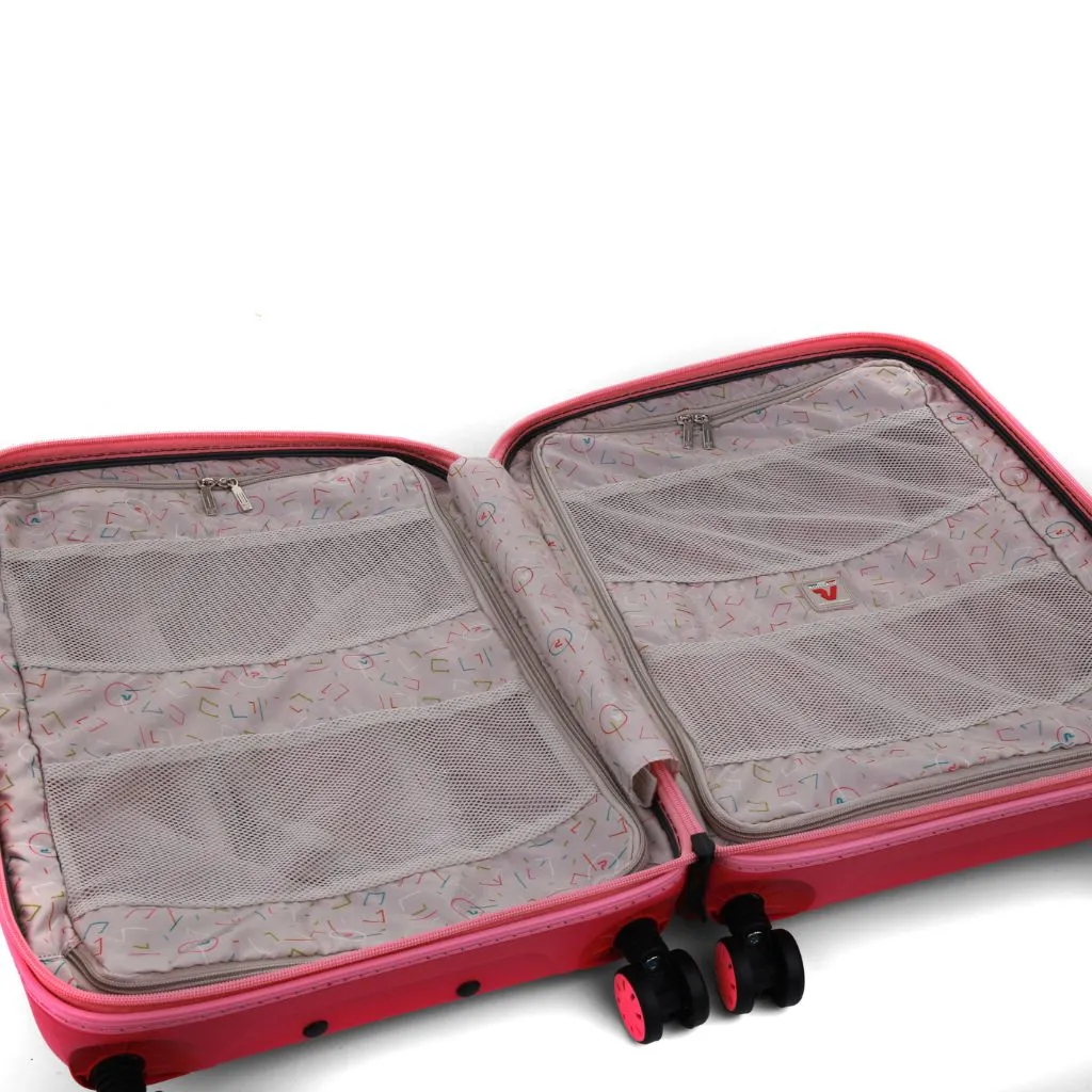 Roncato Box Young Hardsided Spinner Suitcase Duo Set Pink