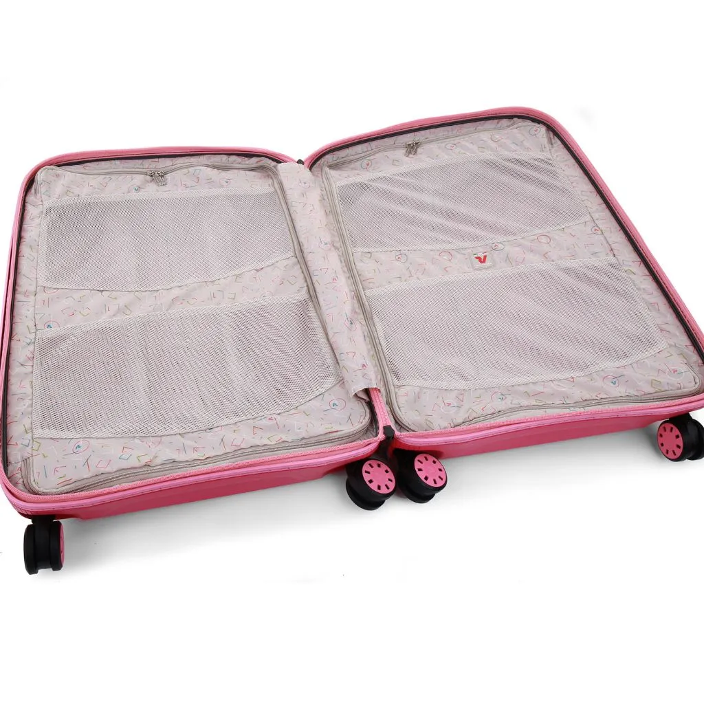 Roncato Box Young Hardsided Spinner Suitcase Duo Set Pink