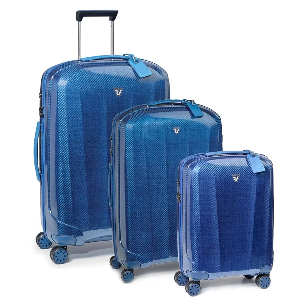 Roncato We Are Glam Hardsided Spinner Suitcase 3Pc Set - Blue