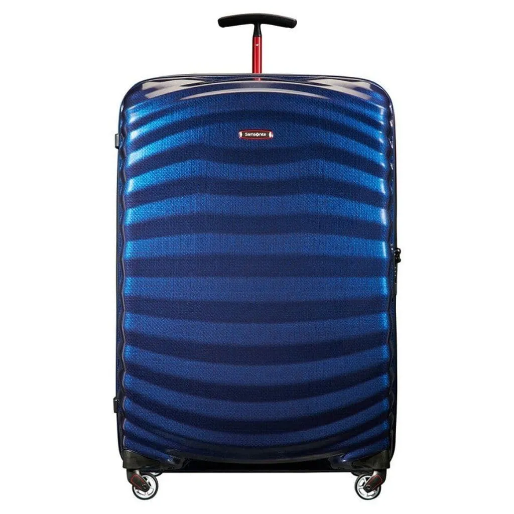 Samsonite Lite-Shock Sport Large 81cm Hardsided Suitcase - Nautical Blue/Red