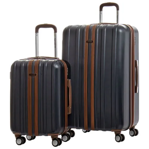 Samsonite Spectacular 3-Piece Hard Side Expandable Luggage Set - Navy/Brown