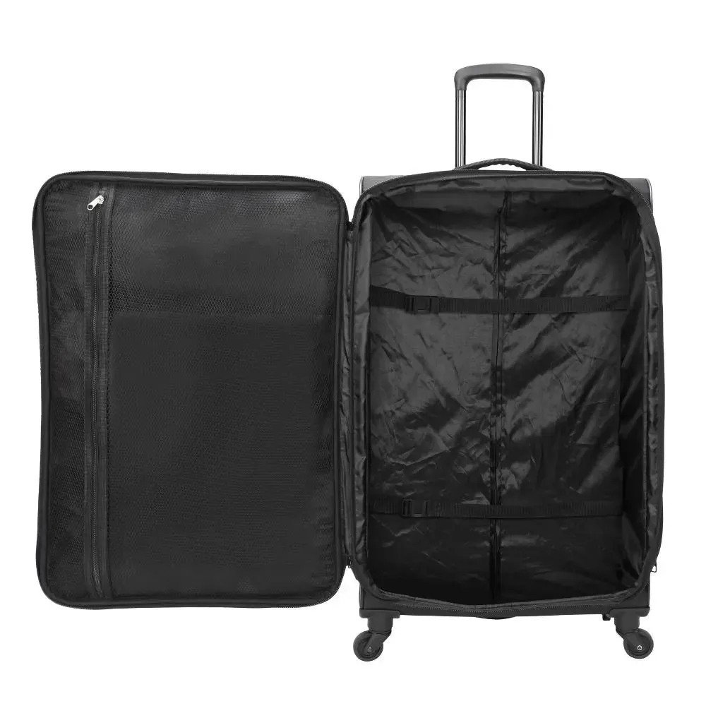 Skyline Softside 5pc Spinner Luggage Set - Black