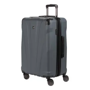 SWISSGEAR 24.  Cascade Hardside Checked Suitcase - Dark Gray