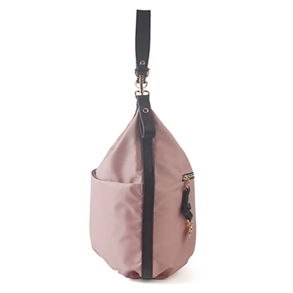 TDN10563 Soft Nylon Bucket Shoulder Bag