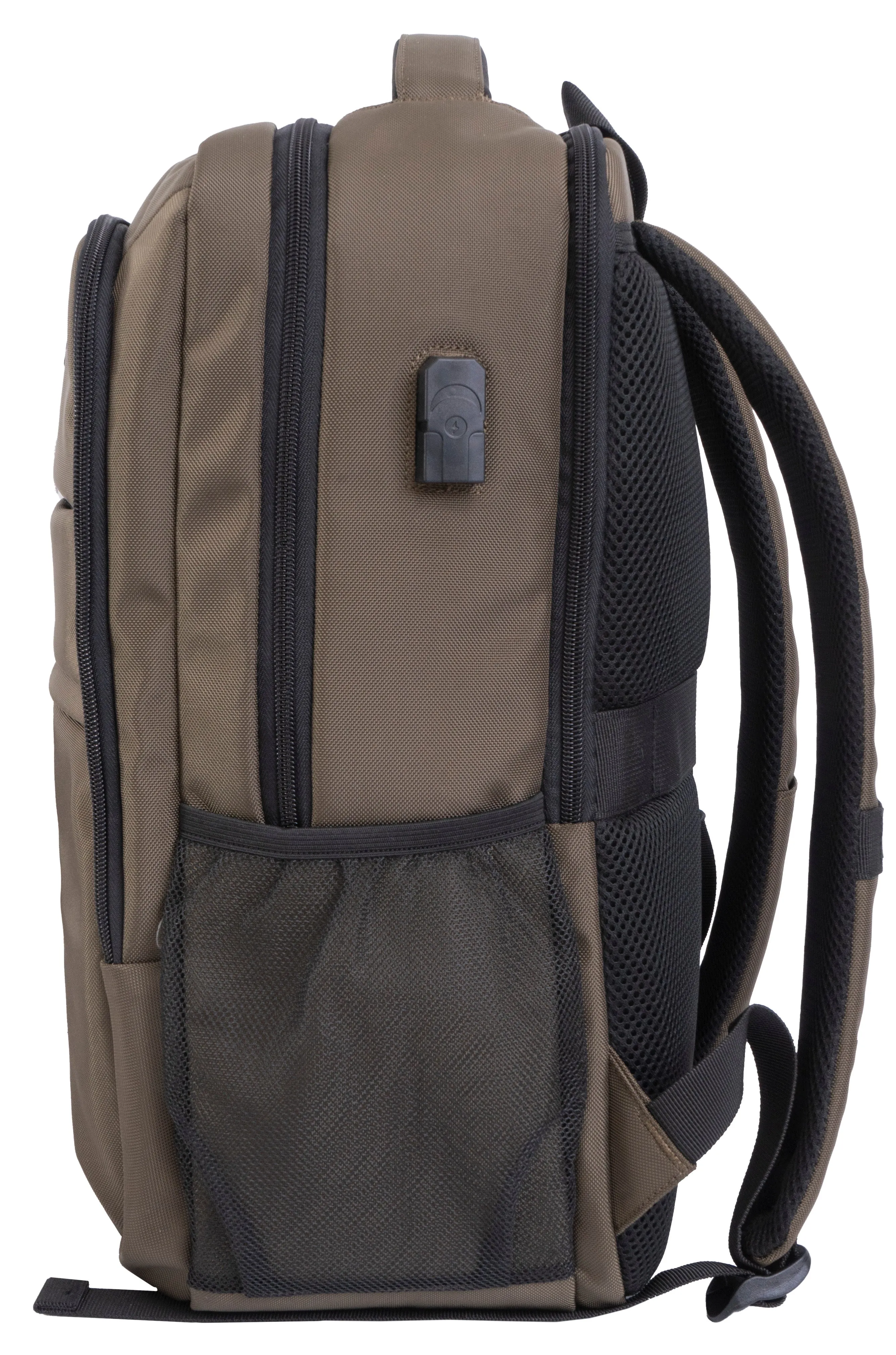 The Hamilton | 18-In 1680D Workbook Backpack with USB Port