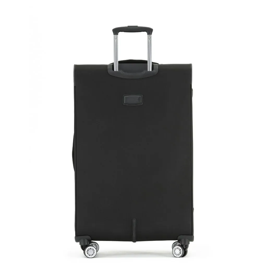 Tosca Transporter Large Softsided Spinner Suitcase - Black