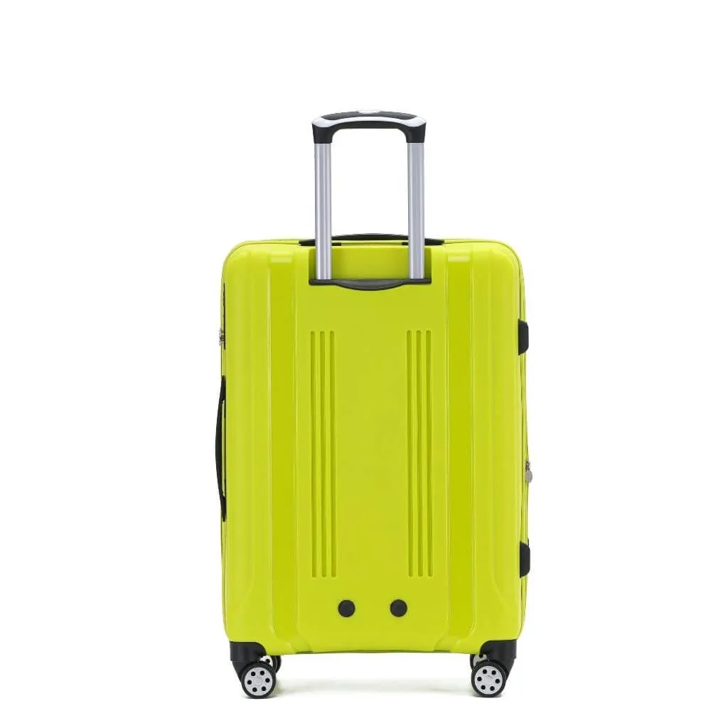 Tosca Warrior 3 Piece Hardsided Suitcase Set - Lime