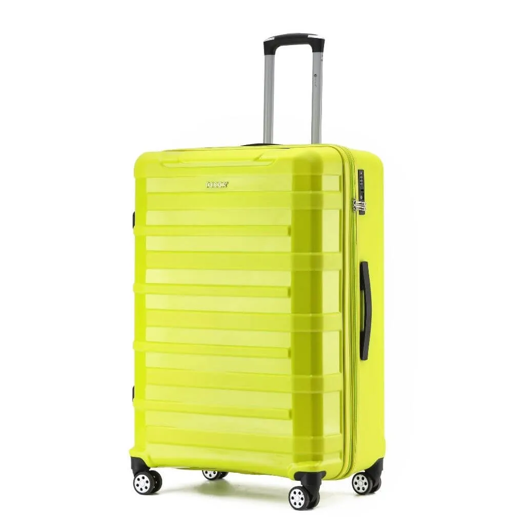 Tosca Warrior 3 Piece Hardsided Suitcase Set - Lime