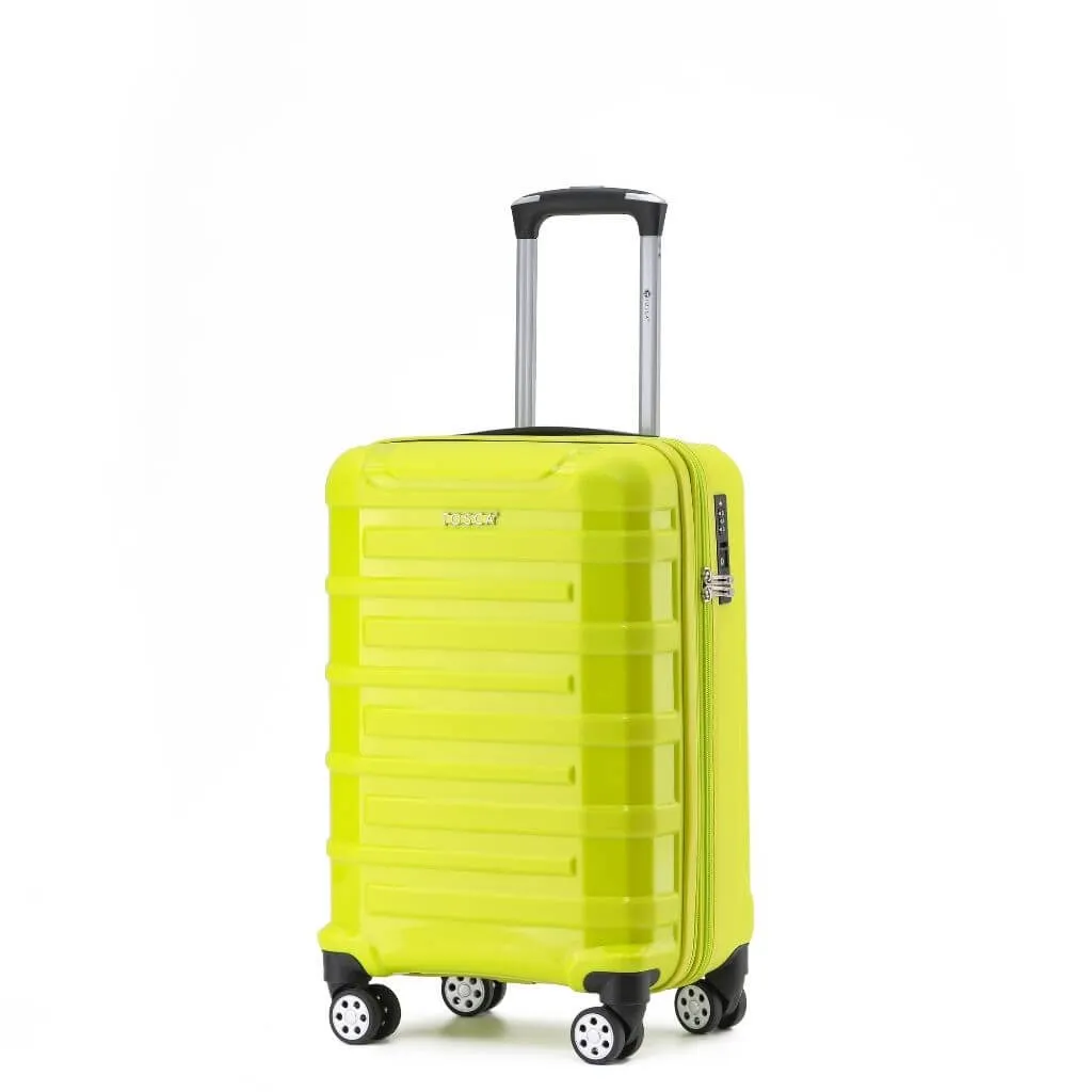 Tosca Warrior 3 Piece Hardsided Suitcase Set - Lime