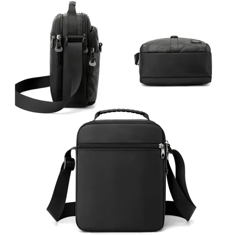 WEPOWER Men Sport Messenger Bag Outdoor Street Casual Messenger Bag(Black)