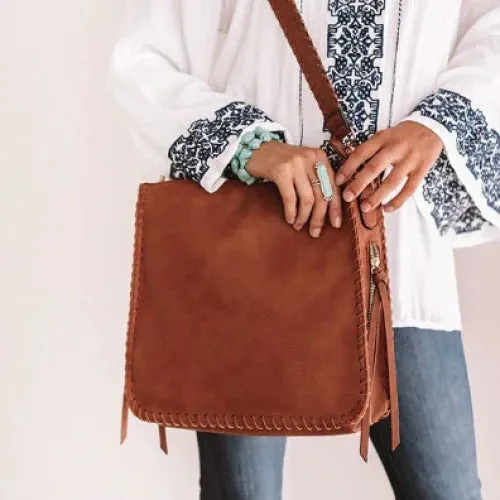 Whipstitch Crossbody Bag