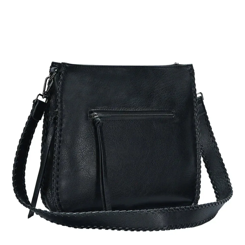 Whipstitch Crossbody Bag