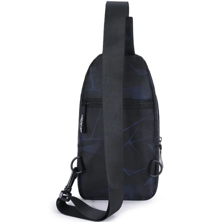 XQB993 Men Chest Bag Messenger Bag Oxford Cloth Sports Bag, Color: Dynamic Blue